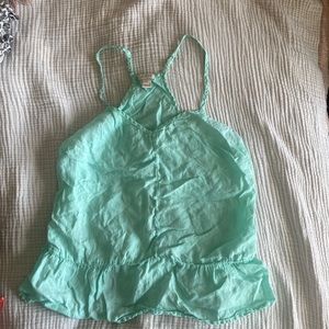 Teal j-crew tanktop